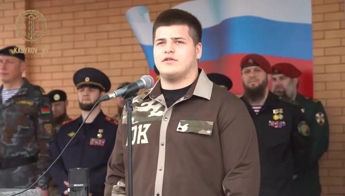    Адам Кадыров. Фото: стоп-кадр видео из телеграм-канала Рамзана Кадырова