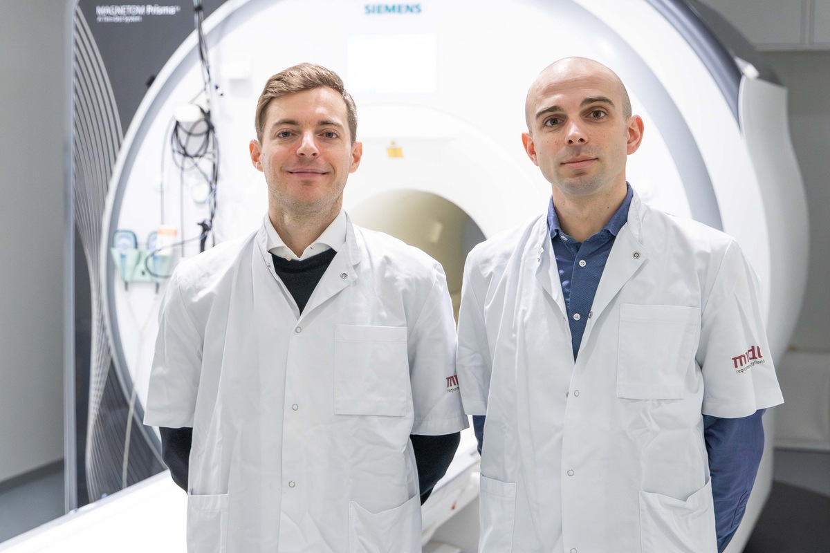 Доктор Маттиа Россо и доцент Леонардо Бонетти стоят за новым исследованием.
Фото: Саймон Фишель.