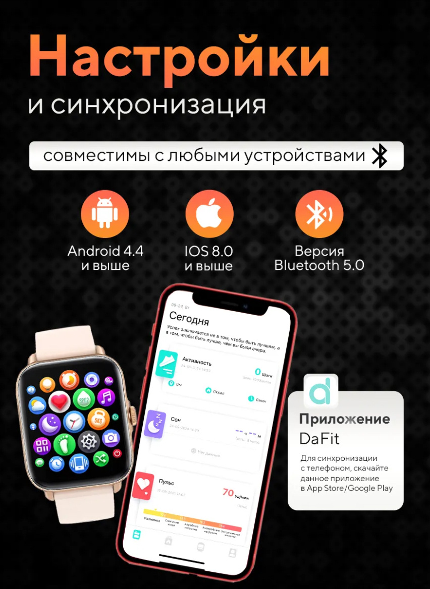 Проверяем совместимость Watchme P28 с Android