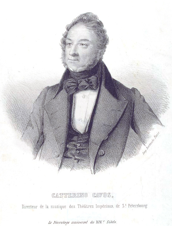 Катерино Альбертович Кавос. Портрет неизвестного художника. 1820-е гг.