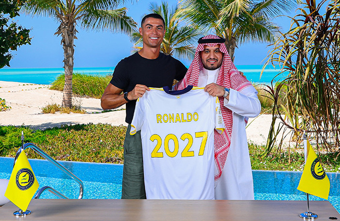    Криштиану Роналду.пресс-служба футбольного клуба «Аль-Наср»/REUTERS