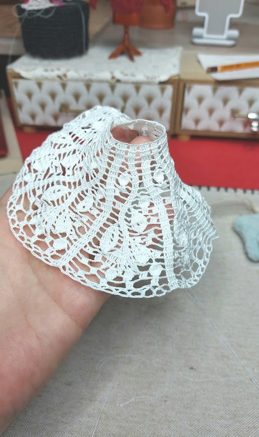 Юбка из салфетки.