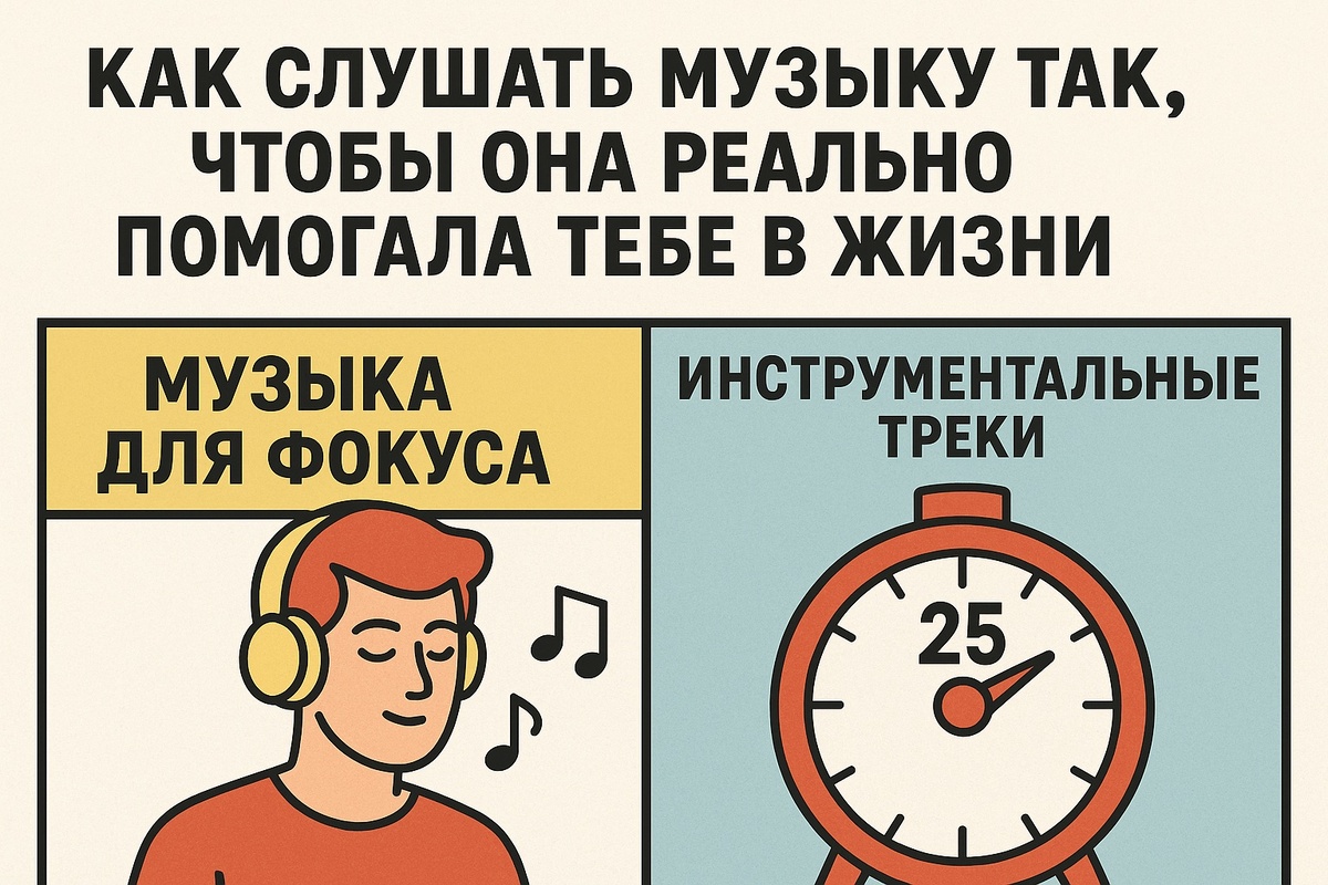 Музыкальные лайфхаки: как слушать музыку с пользой для мозга, сна и настроения
