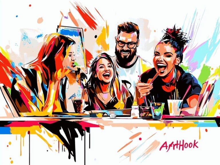    Организация арт-вечеринки: как создать незабываемый праздник и узнать реальные цены на творчество Art-Hook.Ru