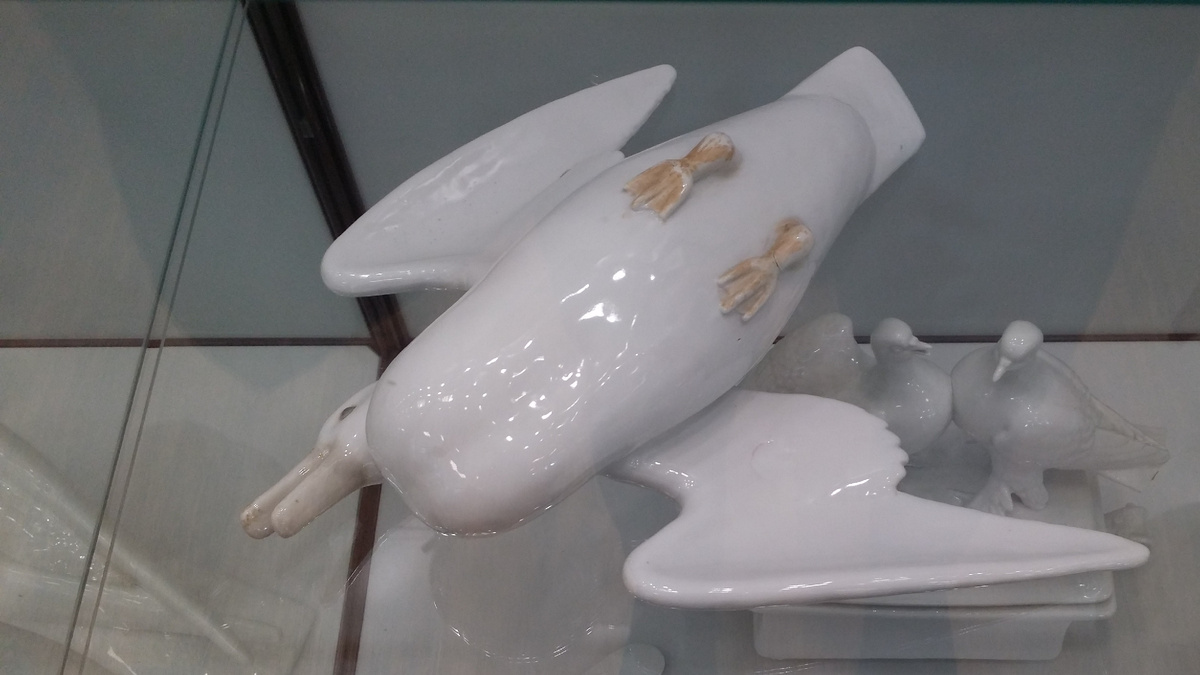 Алексей Сотников. Скульптура «Выстрел». 1961. Музей Дулёвского фарфорового завода