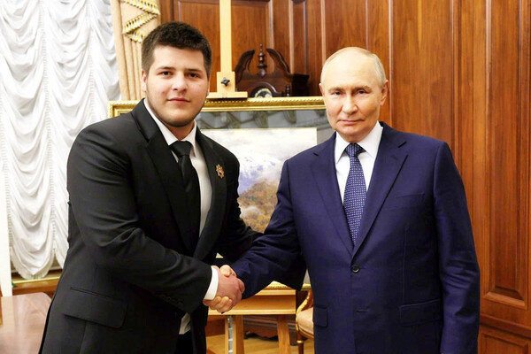 Адам Кадыров и Владимир Путин / Рамзан Кадыров/Telegram 