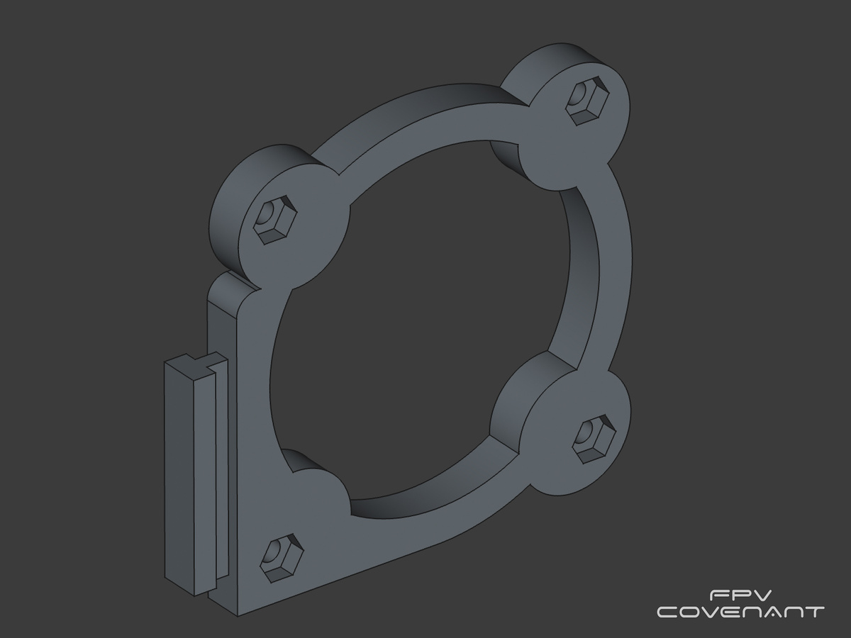 Модель съемных креплений для установки антенн