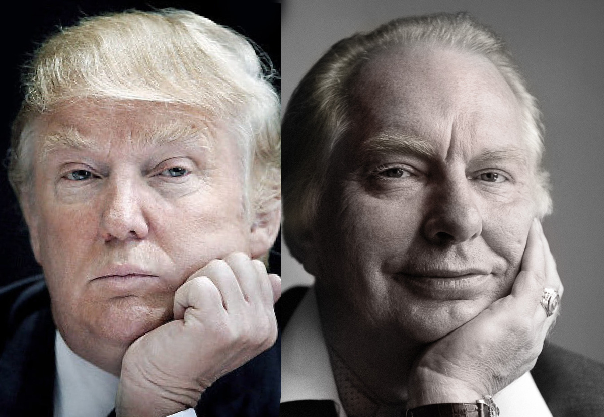 Слева - Трамп. Справа - Хаббард. Не перепутайте.