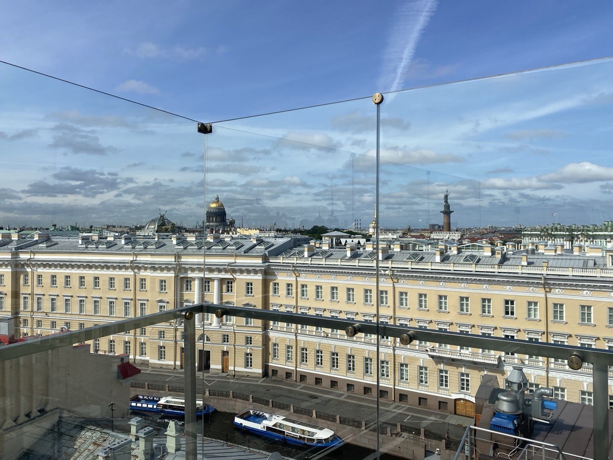 Вид из Ресторана Bellevue