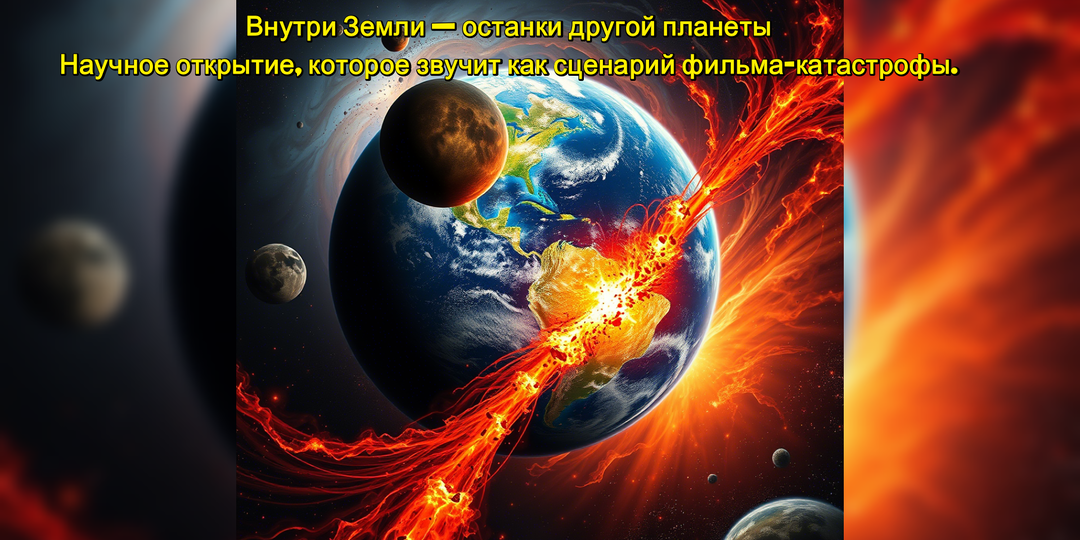 Внутри Земли спрятаны остатки другой планеты. Да-да, прямо под ногами