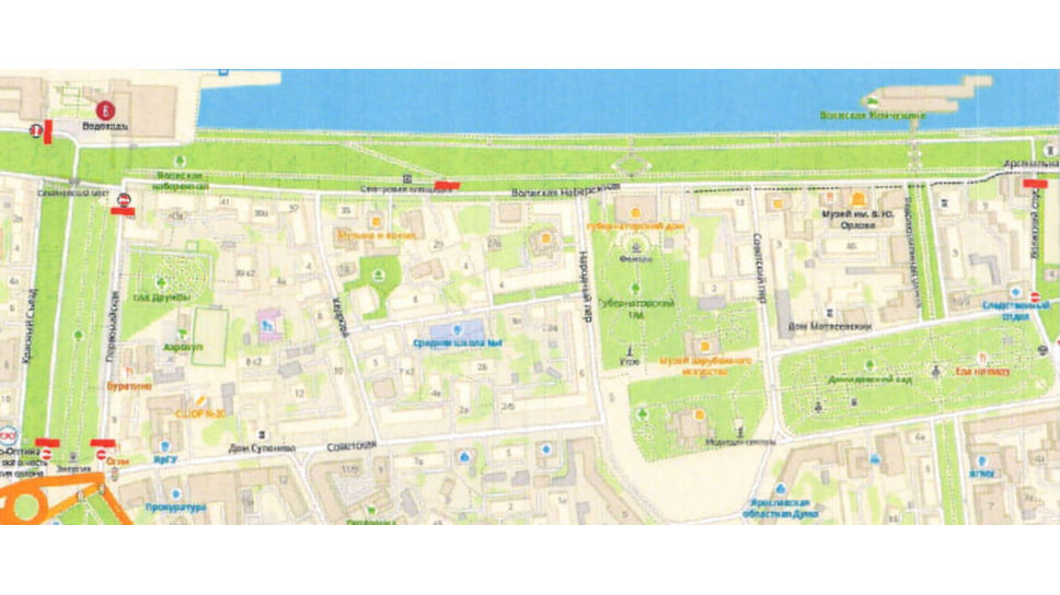 Схема расстановки временных дорожных знаков для ограничения (прекращения) движения ТС 28 июня с 22:00 до окончания мероприятия 29 июня.📷Фото: Приложение к постановлению