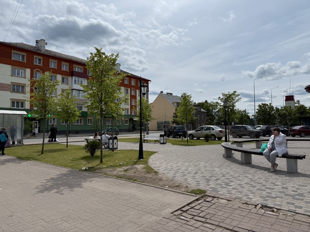 Сквер недалеко от автовокзала Печор. Фото моё.