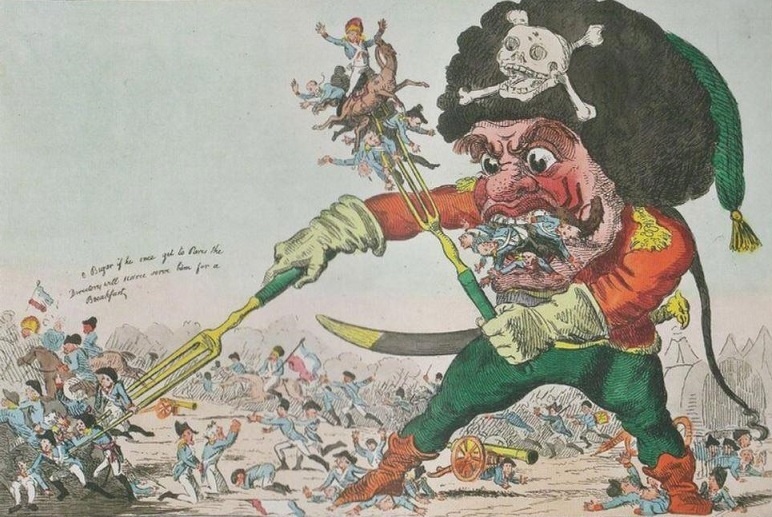 Вот такой образ кровожадного злодея внедрялся в общественное сознание европейцев. 