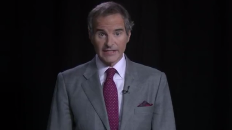    Рафаэль Гросси, скрин видео МАГАТЭ