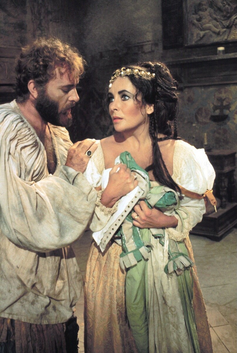 Кадр из  фильма "Укрощение строптивой", 1967 год, режиссер 
Франко Дзеффирелли. Изображение взято в открытом доступе в сети Интернет