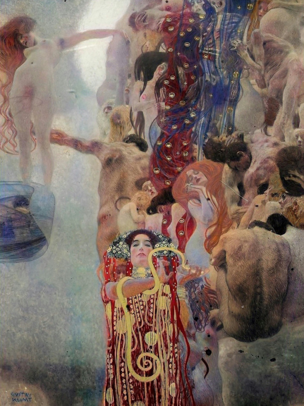 Фрагмент картины Густава Климта «Медицина» (1901). Артикул: 143266