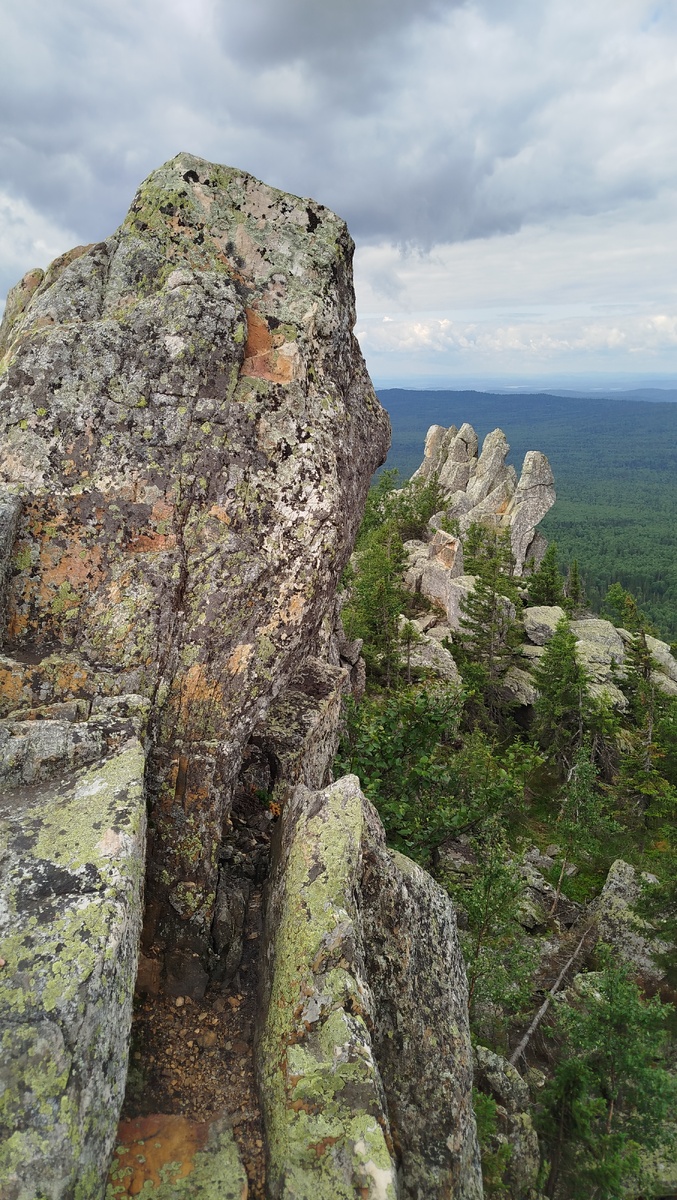 На вершине Митькиных скал