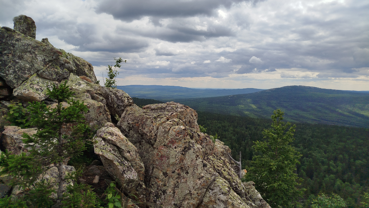 На вершине Митькиных скал