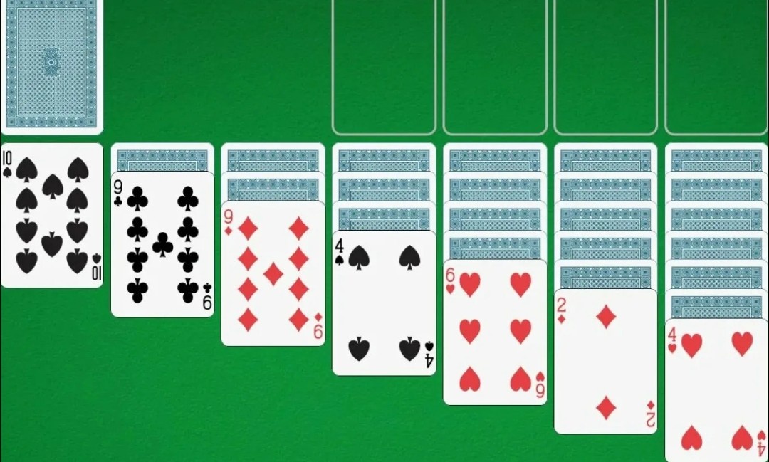 Пасьянс Косынка, из интернета.