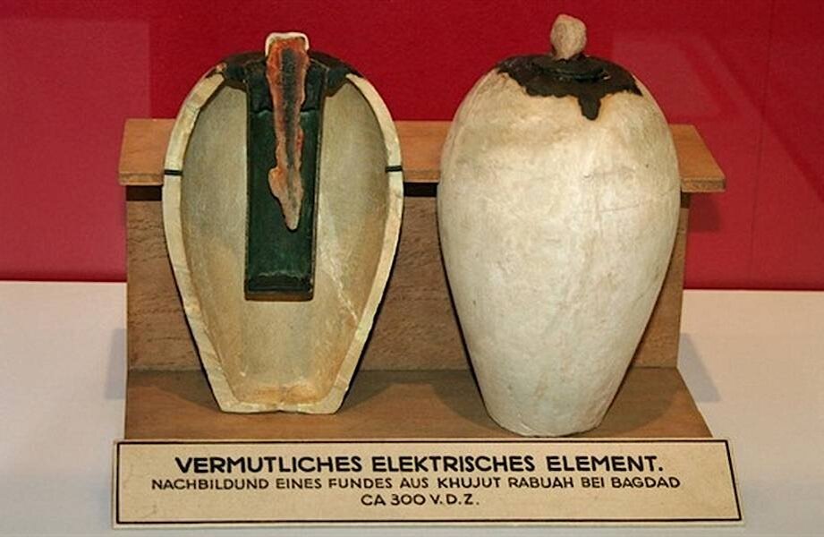 Копия "багдадской батарейки", источник фото Яндекс-картинки.