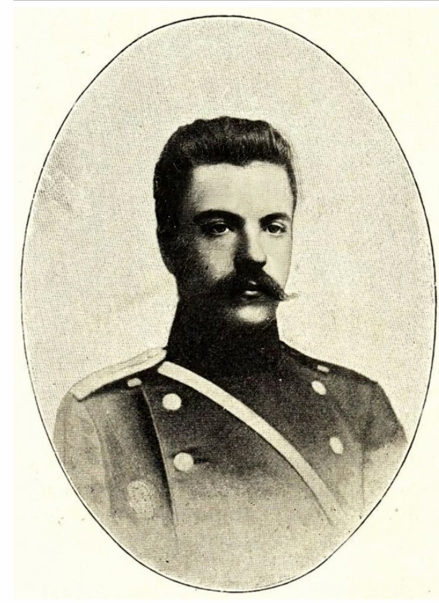 Военный инженер,  капитан, обер-офицер управления начальника инженеров крепости Владивосток Иван Владимирович Мешков. Источник: Смердов, Владимир Николаевич. Сборник биографий бывших юнкеров Александровского военного училища и кадет Александринского сиротского кадетского корпуса / сост. В. Смердов. - М. : Тип. Г. Лисснера и А. Гешеля, 1903-1905. Ч.3. - стр.60
