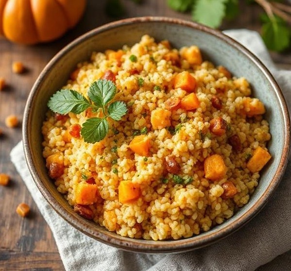 Кускус с тыквой 