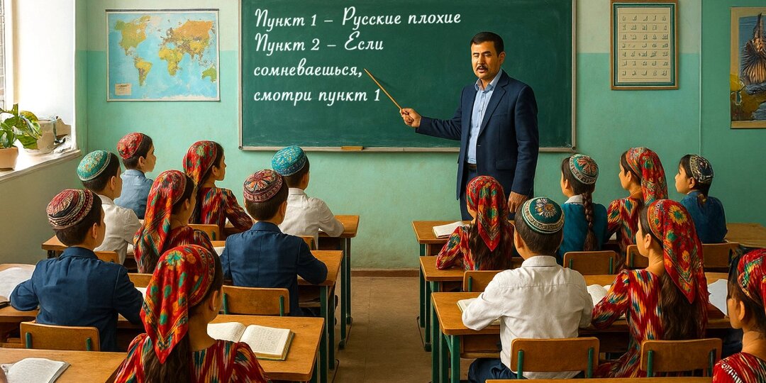"Мы построили Кремль, а русские сделали нас рабами": Детей в бывших союзных республиках в школах учат ненавидеть Россию