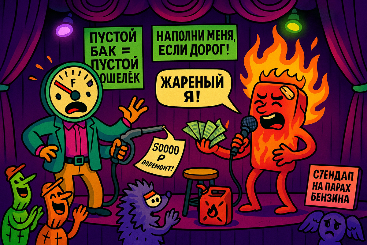 Бензобак автомобиля