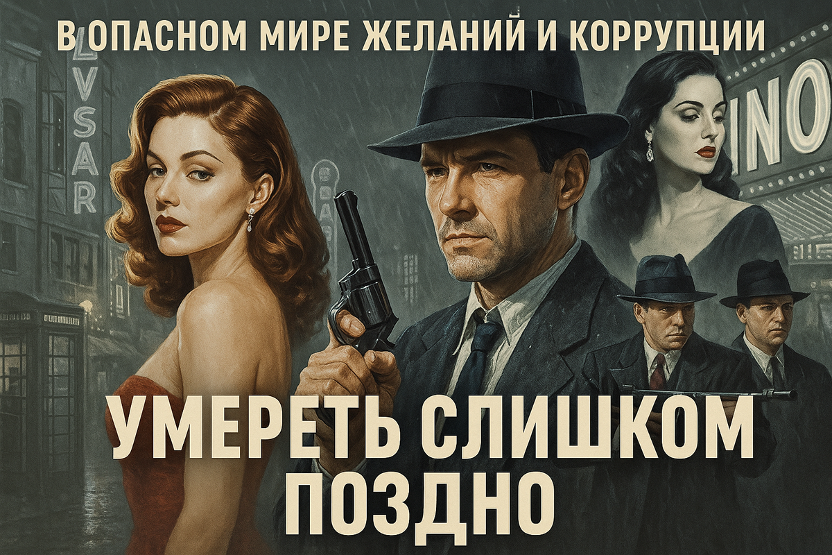 «Умереть слишком поздно» | Криминальный нуар в духе Джеймса Хедли Чейза