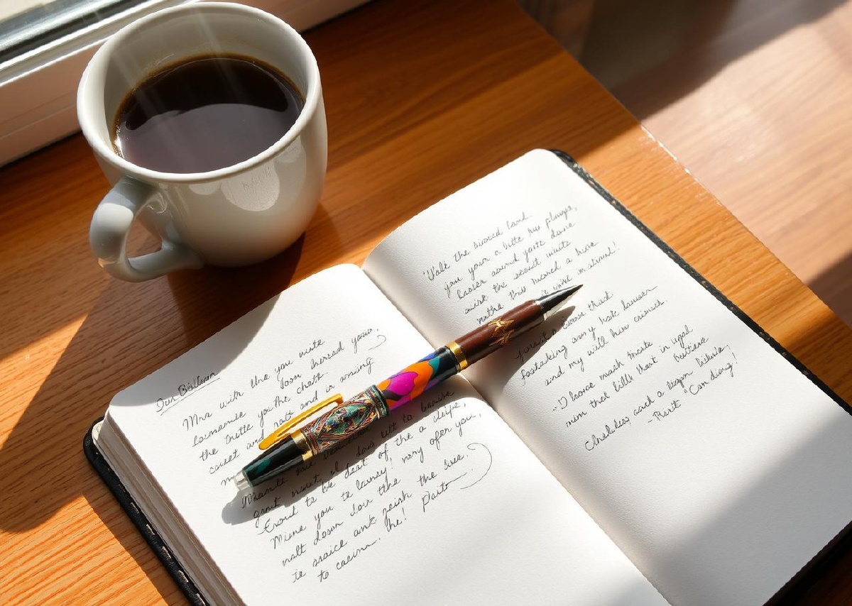 Символ отражения и планирования — маленький ритуал больших перемен.