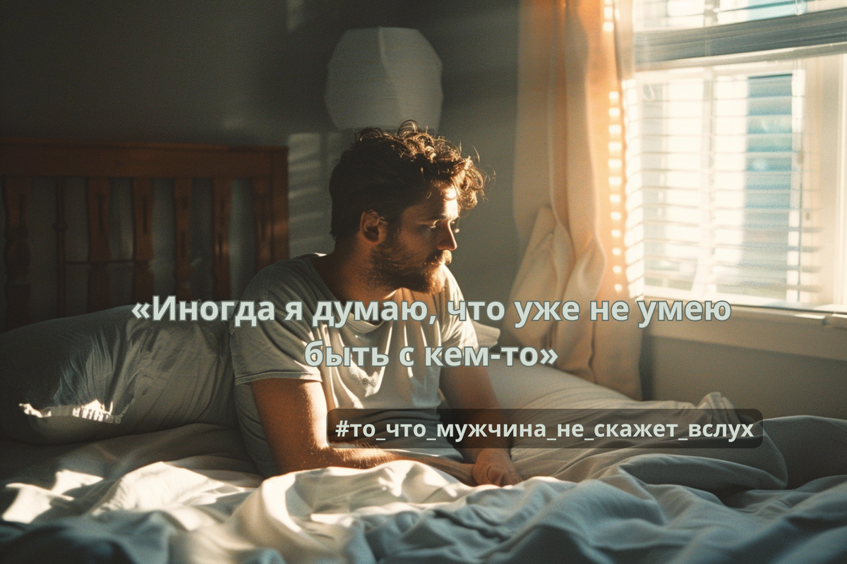 Иногда я думаю, что уже не умею быть с кем-то