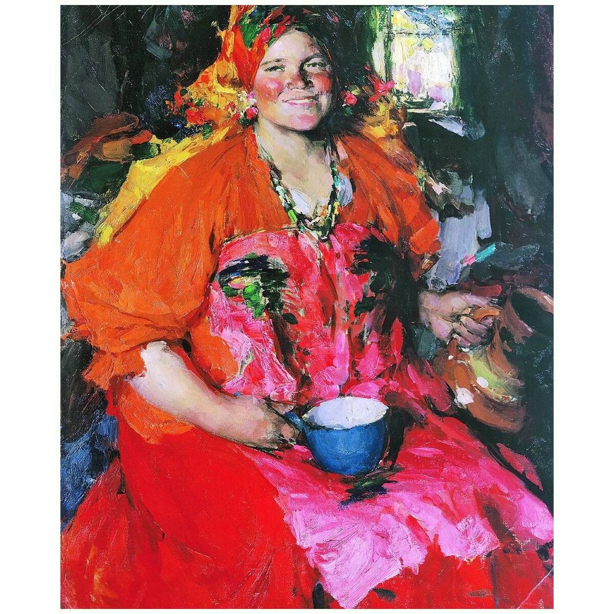 Абрам Ефимович Архипов "Девушка с кувшином"