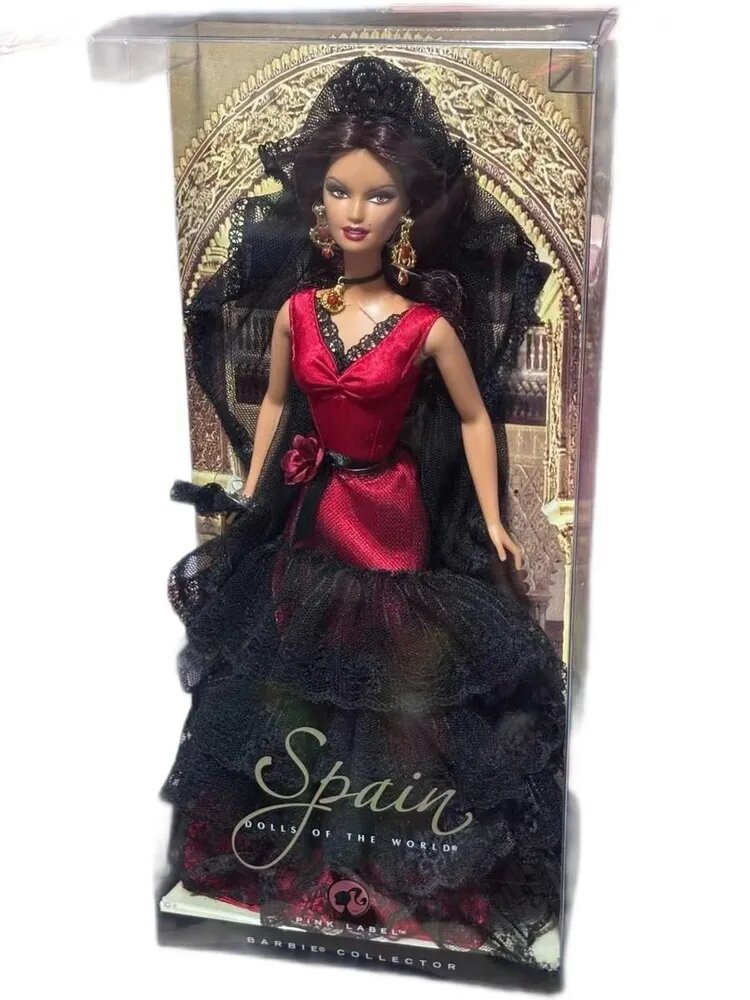 Испанская невеста Barbie / Коллекционная, подарок на день рождение. Dolls of the World Barbie Spain. Фото с Ozon