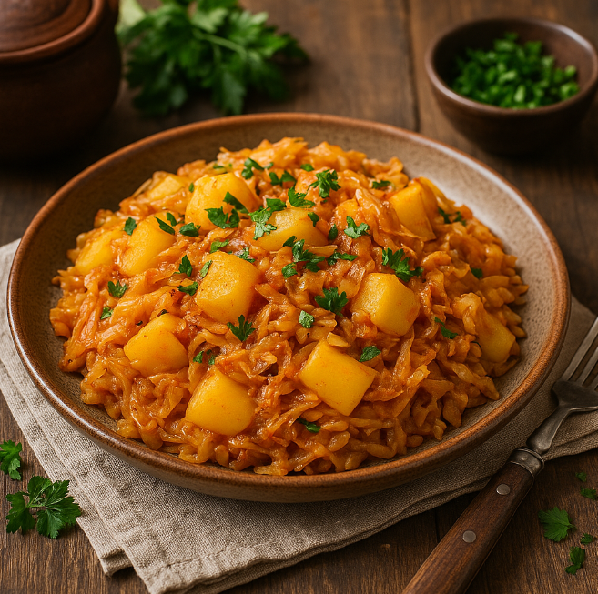 Тушёная капуста с картофелем рецепты от Дарики