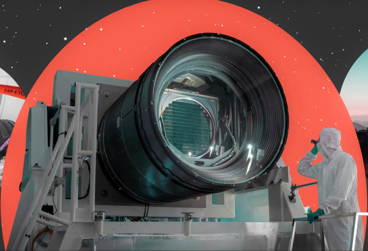 Камера LSST. Источник: Национальная ускорительная лаборатория SLAC