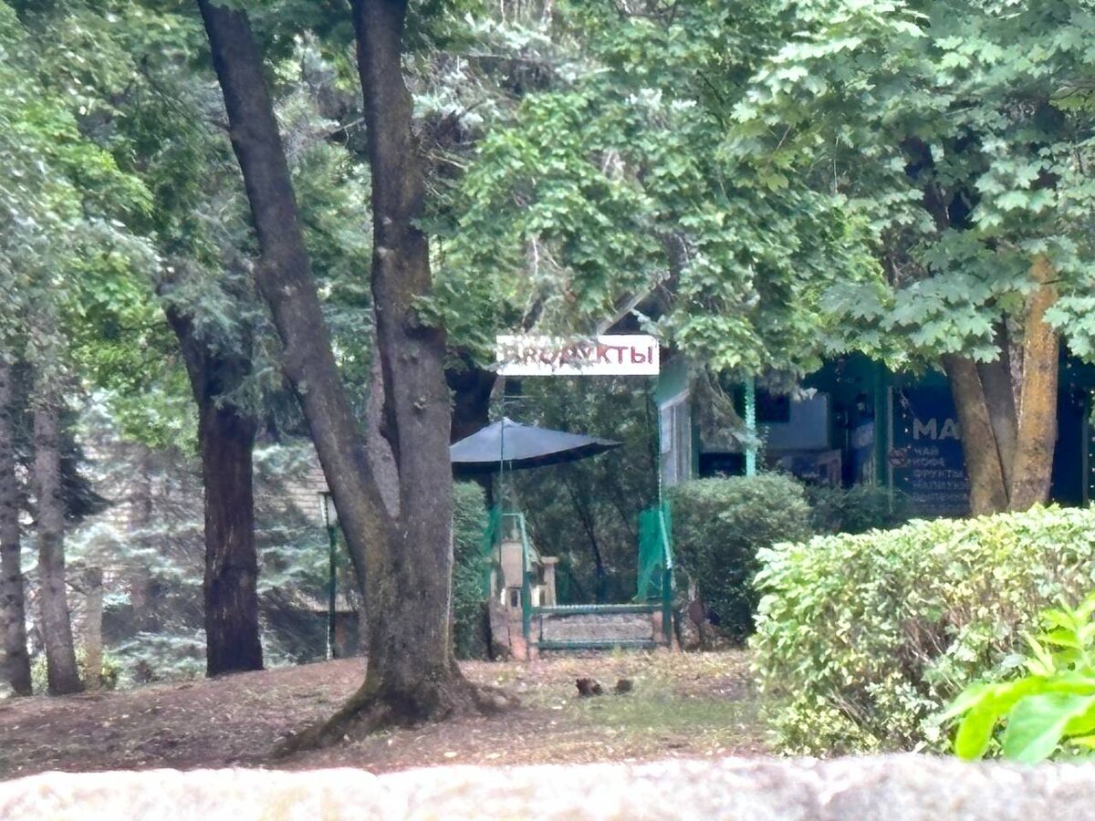 магазинчик на территории санатория Пикет