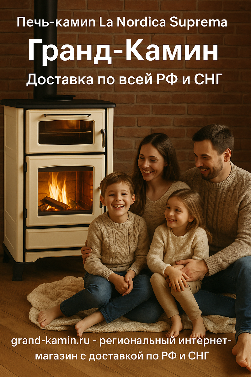    Печь-камин La Nordica Suprema: откройте для себя идеальное сочетание итальянского дизайна, тепла и многогранности для вашего дома Kamin