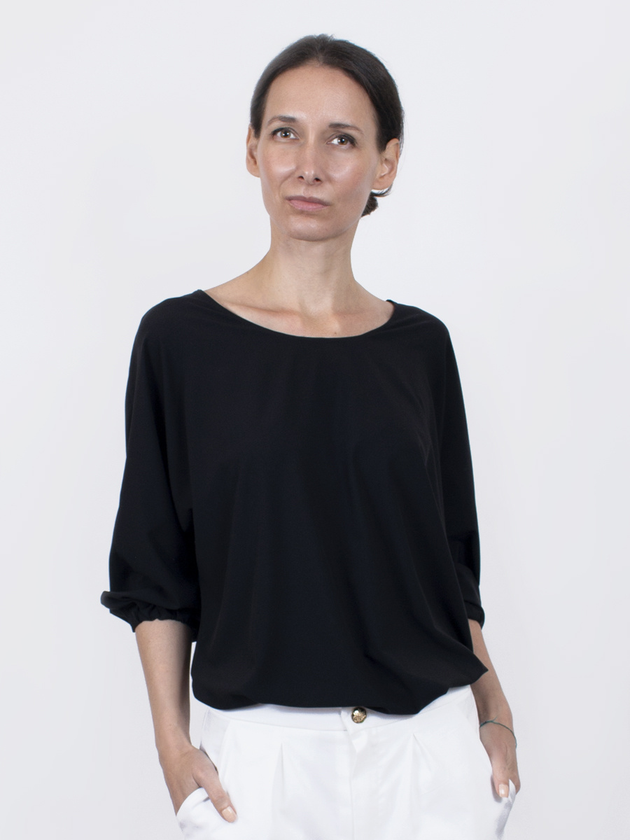 Модный образ в стиле олд мани блузка женская и шорты свободного кроя Old money