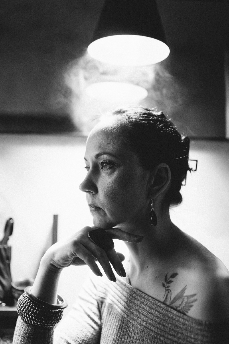 Это я сижу у себя на кухне