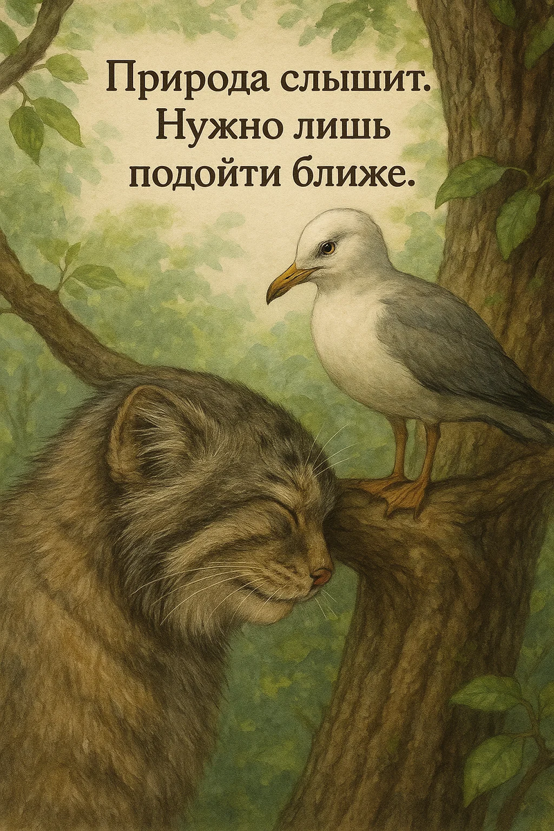 Этот арт создан нейросетью в соавторстве с Манулом и владельцем Арт-мастерской ИИ.