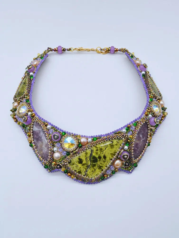 колье "Весеннее рандеву", RINABEAD