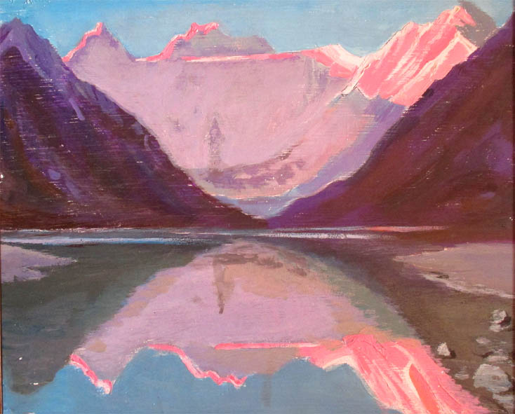 Рассвет над Ак-Кемским озером