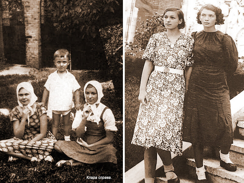 Клара Лучко в детстве и в юности