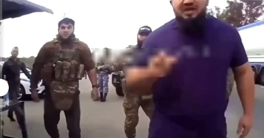 «Вы что делаете?!»: бородачи ехали по встречке без документов. Военной полиции досталось