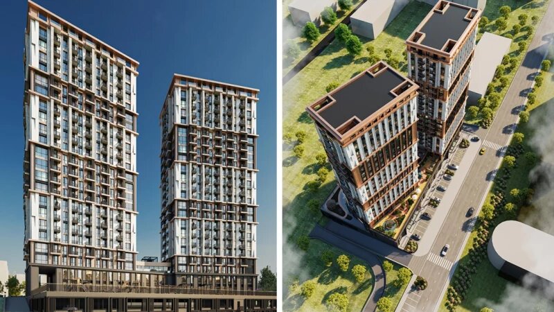     Проект ЖК на ул. Папанинцев, 155. Мастерская Владимира Золотова