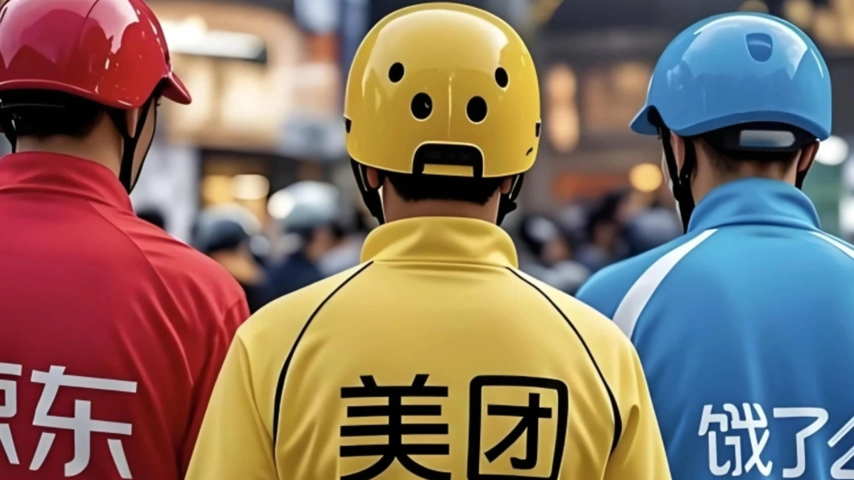 Триумвират: JD, Meituan, Ele.me (создано с помощью ИИ) 