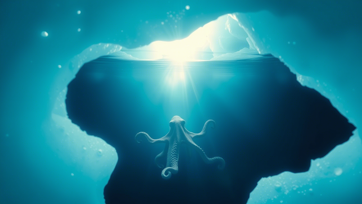 Затерянный подводный мир Ледника Денмана которого не должно было быть (ген.ИИ)