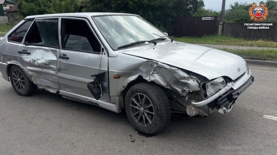    ДТП с мотоциклом в Бийске. Источник: Госавтоинспекция МУ МВД России "Бийское"