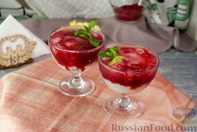 пюре из малины, крахмал кукурузный, вода, сахар, лёд