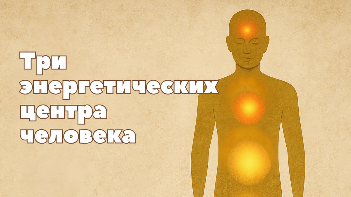 Три даньтяня, три энергетических центра человека